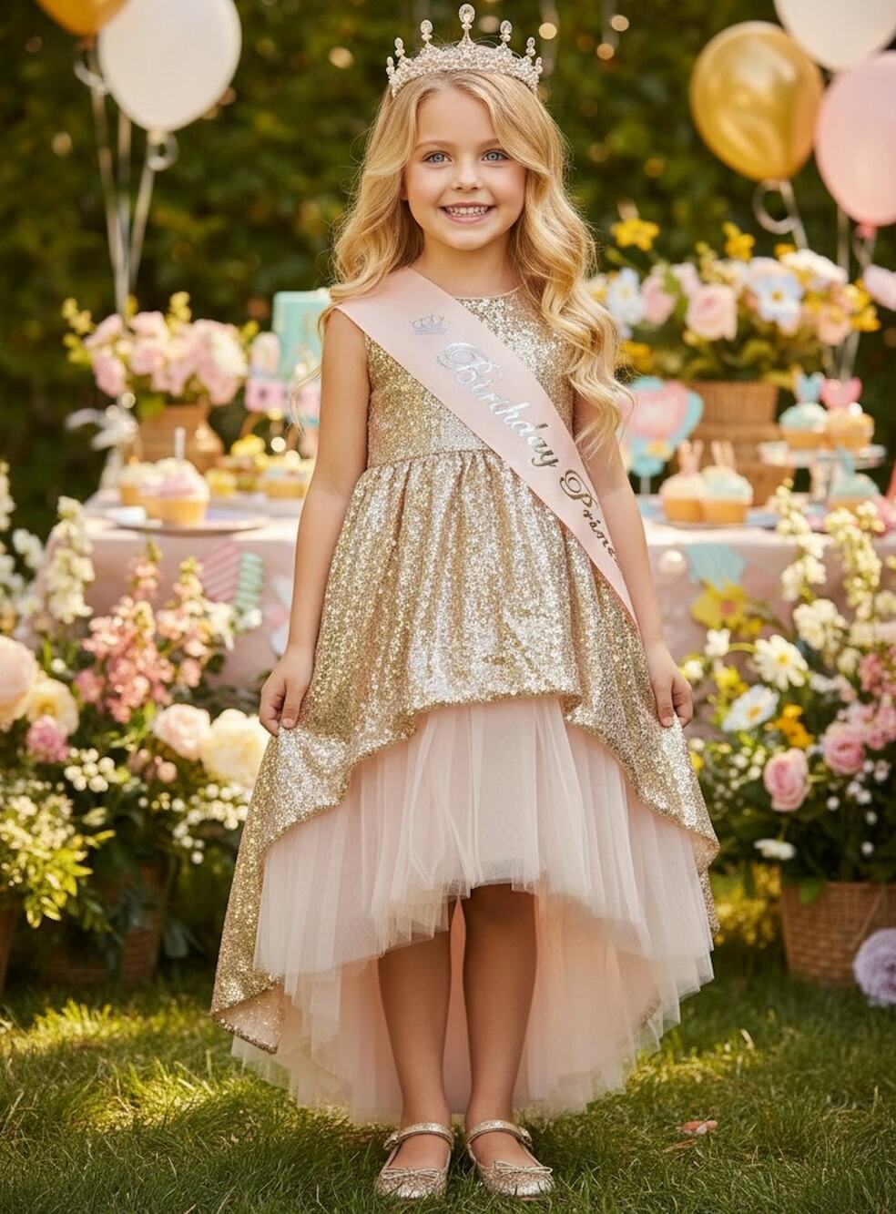 Trish Scully Birthday Princess Dress (no sash) size 14